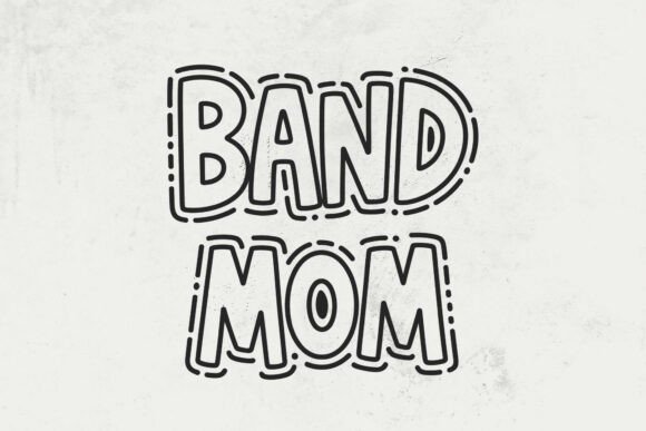 Band Mom, Doodle Word SVG Review for Real Embroidery Projects