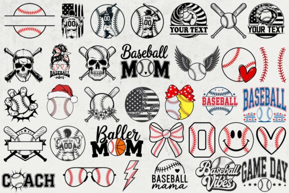 Baseball Svg Bundle: A Versatile Graphic Design Asset for Crafts and Sports Branding