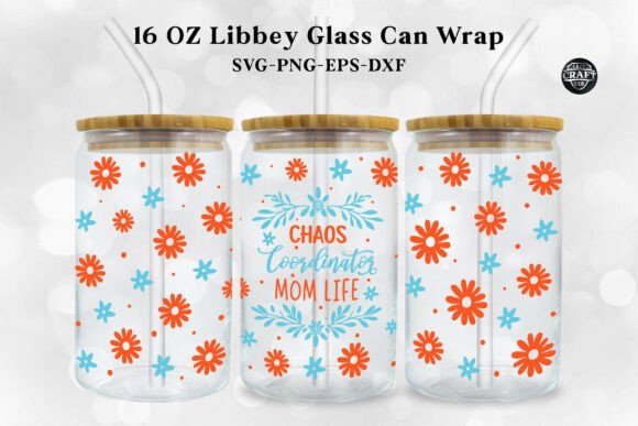 Chaos Coordinator Mom Life Can Wrap SVG: A Versatile Graphic for Crafts and Branding