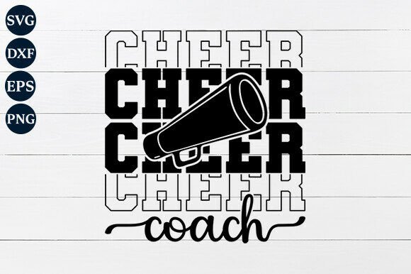 Cheer Coach SVG PNG: A Versatile Graphic Design Asset for Crafts