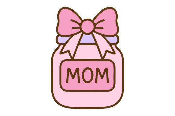 Cute Mom Gift Box SVG: A Versatile Graphics Asset for Crafts and Branding