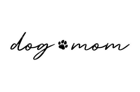 Dog Mom Paw Print SVG: A Versatile Design Asset for Crafts and Graphics