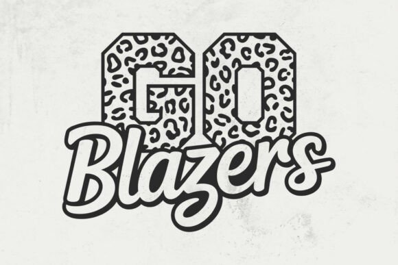 Go Blazers Leopard, Go Blazers Football: A Designer’s Perspective