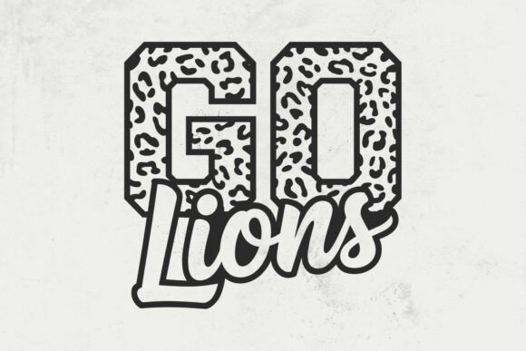 Go Lions Leopard Svg: A Bold Graphic Design Asset for Crafts and Local Branding