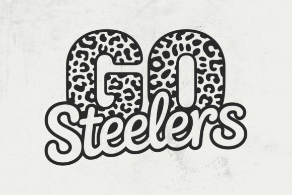 Go Steelers Leopard SVG: A Bold Graphic Design Asset for Crafts and Merchandise