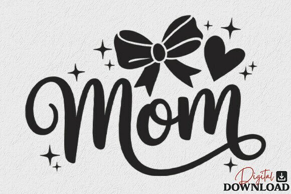 Mom Coquette Bow SVG for Crafts and Graphics: A Mother’s Day Design Deep Dive