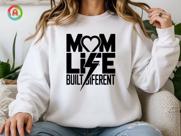 Mom Life Built Different SVG – A Versatile Graphic Design Asset for Crafts and Branding