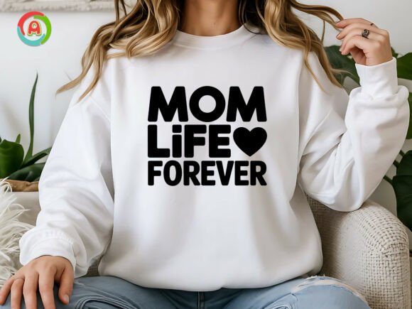 Mom Life Forever Svg: A Versatile Graphic Design Asset for Crafts and Lifestyle Brands