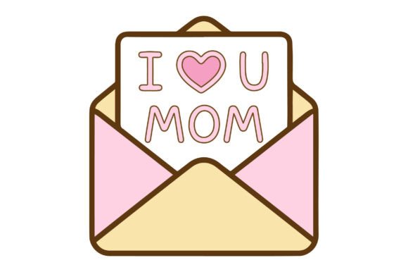 Mom Love Letter SVG: A Versatile Graphic Design Asset for Crafts and Local Businesses