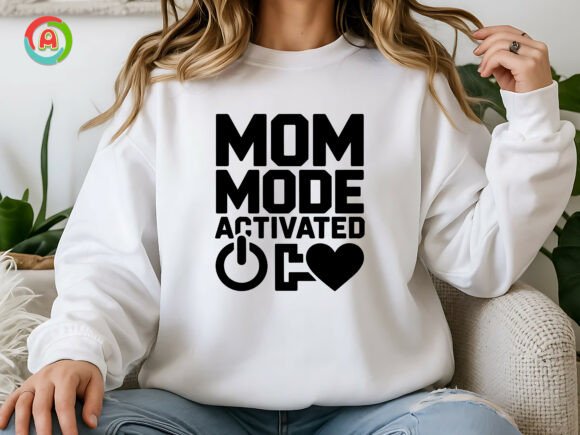 Mom Mode Activated Svg – A Versatile Graphic for Crafts and Handmade Creations