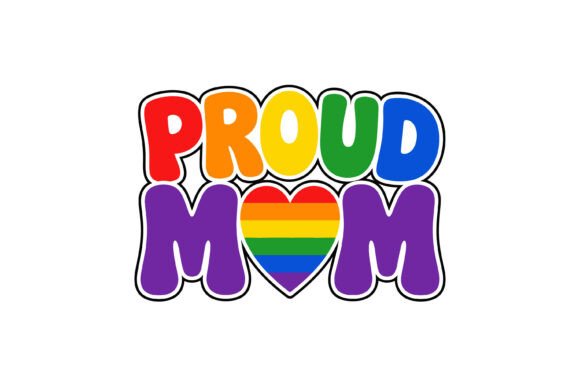 Proud Mom LGBTQ Pride SVG: A Versatile Graphic Design Asset for Modern Branding