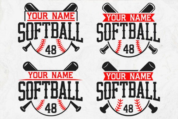 Softball Team Template & Logo: A Versatile Graphics Asset for Creative Branding